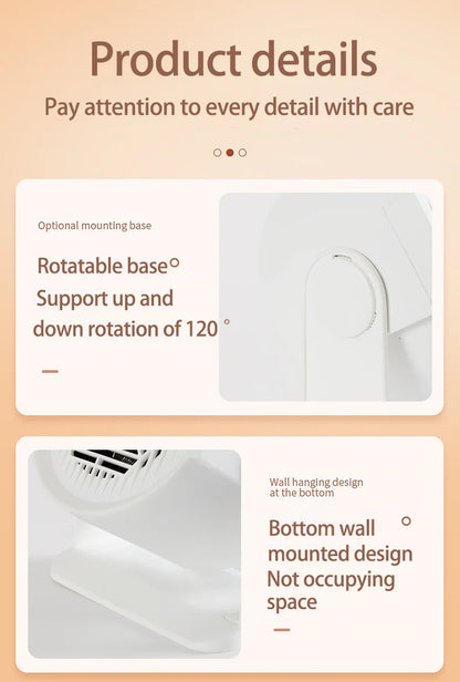 Portable Electric Mini Desktop Heater – Mini Space Heater for Home, Office & Foot Warming