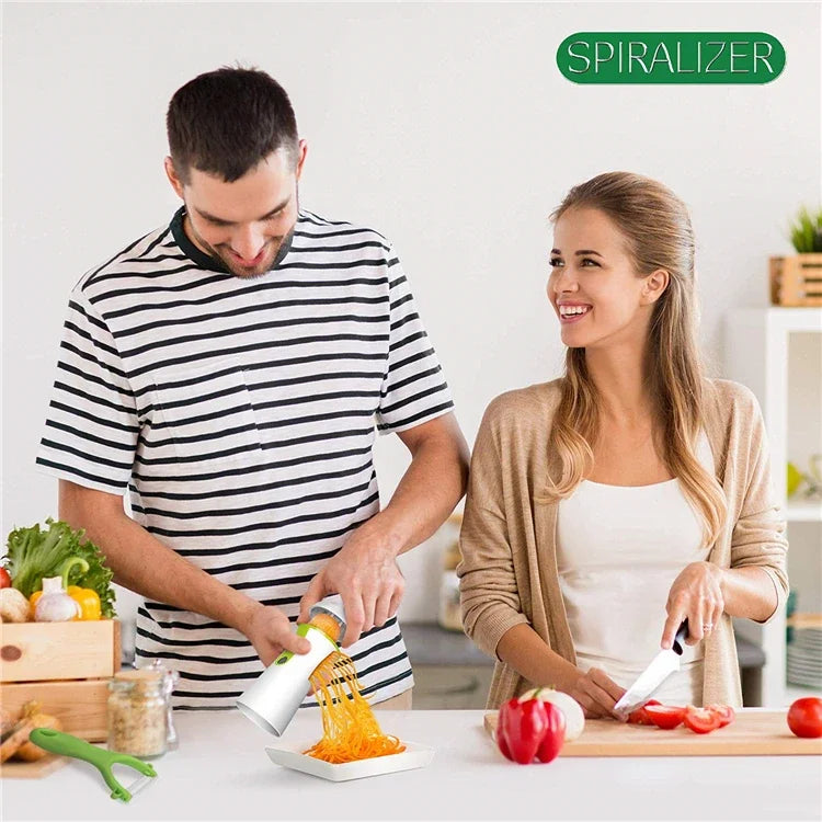 Heavy Duty Vegetable Spiralizer – Spiral Slicer & Zucchini Noodle Maker for Healthy Pasta & Veggie Spaghetti