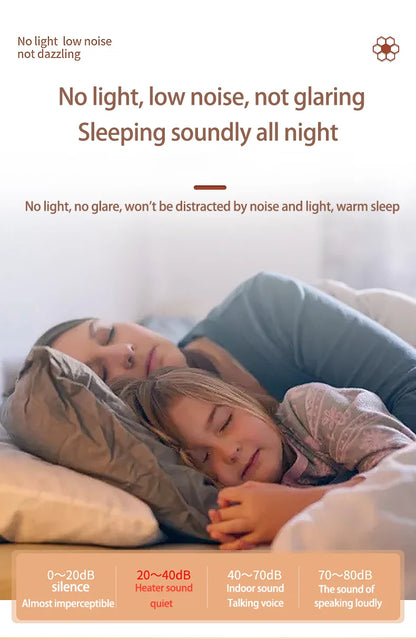 Portable Electric Mini Desktop Heater – Mini Space Heater for Home, Office & Foot Warming