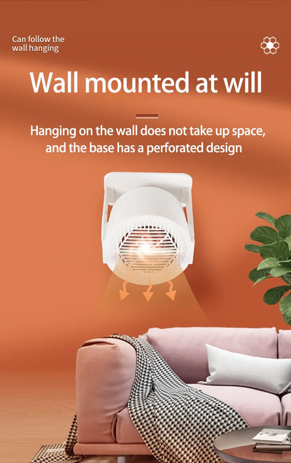 Portable Electric Mini Desktop Heater – Mini Space Heater for Home, Office & Foot Warming