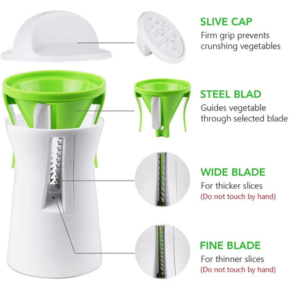 Heavy Duty Vegetable Spiralizer – Spiral Slicer & Zucchini Noodle Maker for Healthy Pasta & Veggie Spaghetti